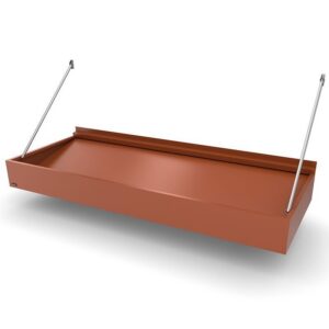Designtak Box Modern Ovikatos Tiilenpunainen